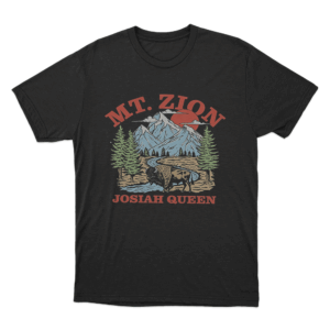 Mt. Zion Mountain Bison Unisex T Shirt Black